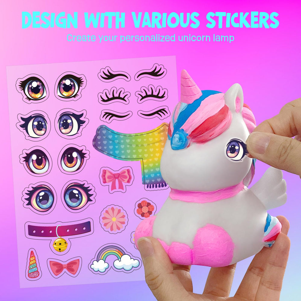 LAOESE Unicorn Lamp Kit gift packaging makes a delightful craft gift.