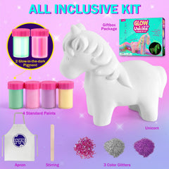 LAOESE Unicorns Paint Pour Kit colors spark imaginative unicorn art.