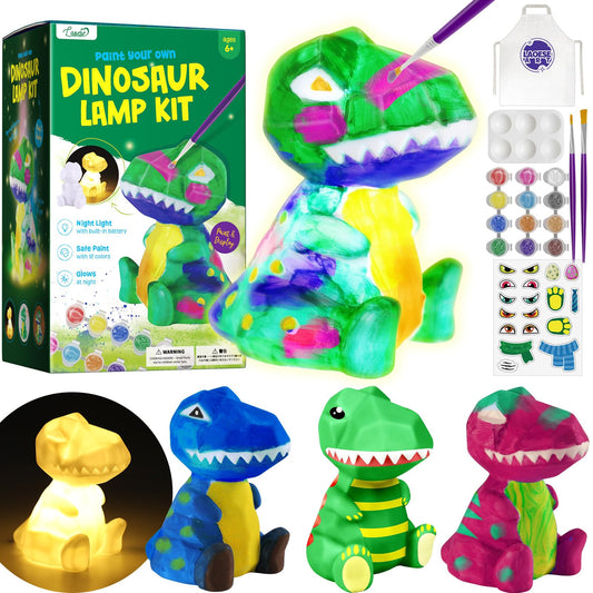 LAOESE dinosaur lamp kit full set for creative kids crafts and night light.