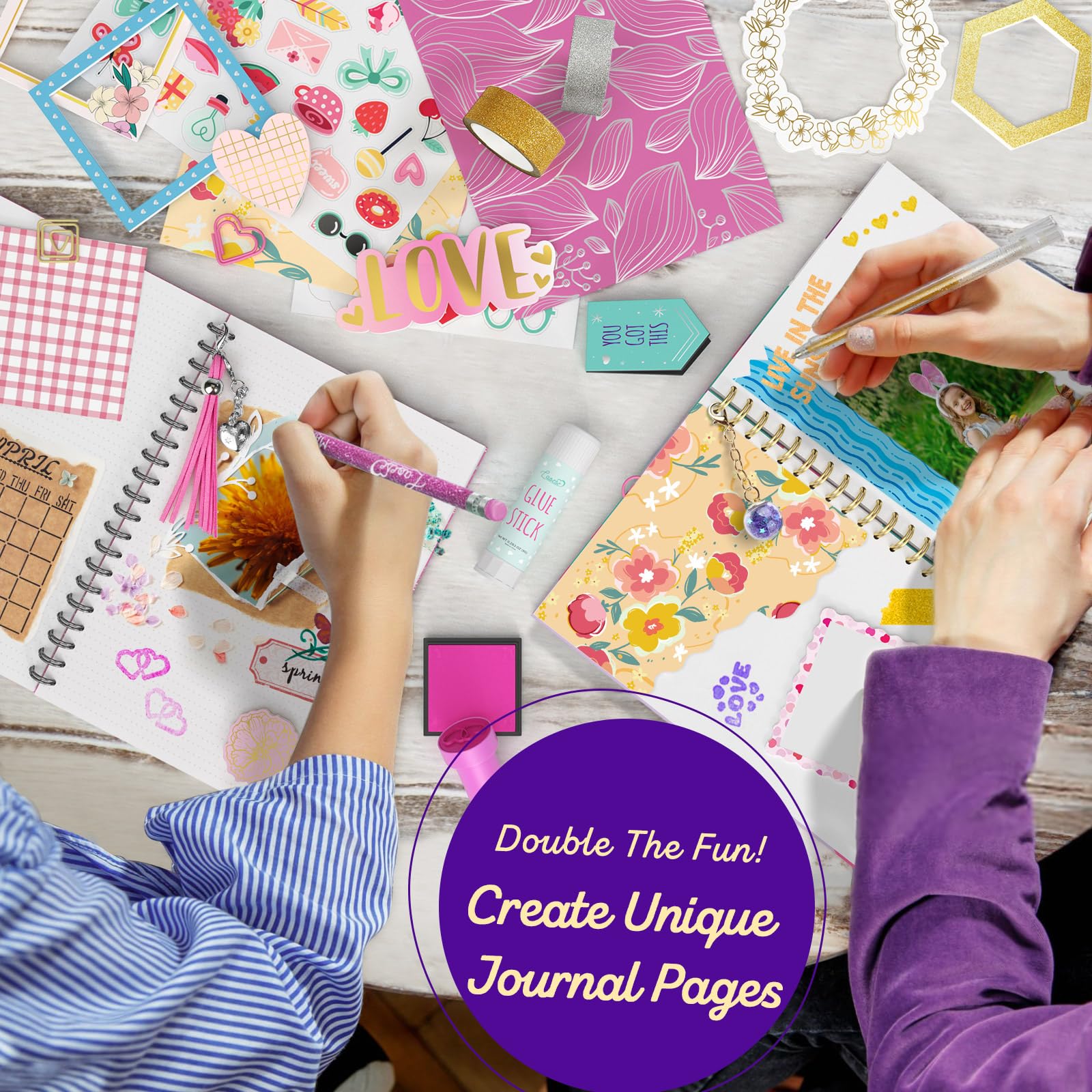 LAOESE glitter gel pens offer smooth writing and vibrant color accents.