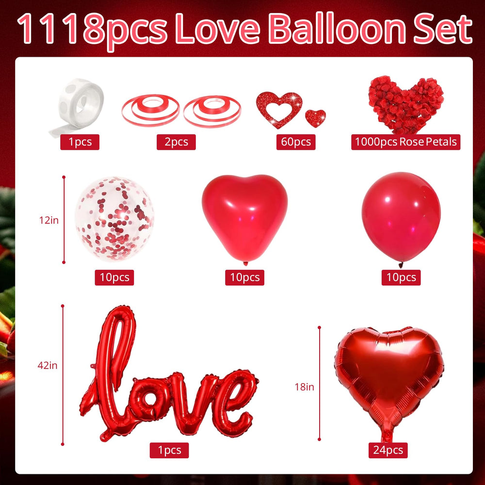 LAOREI red latex balloons offer versatile, classic decor options.