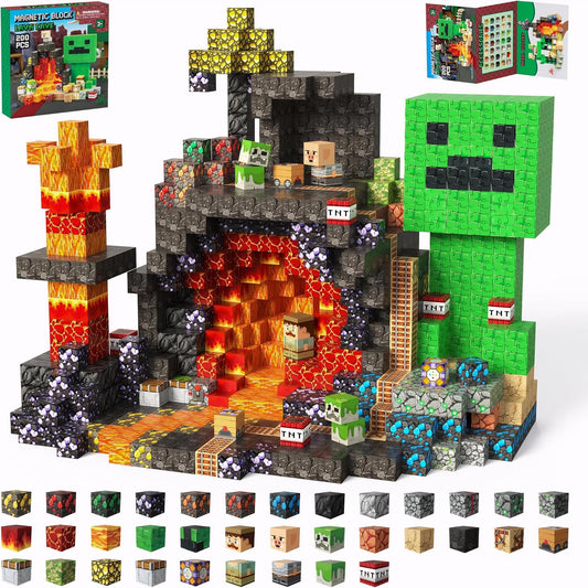 Laoren Magnetic Building Blocks forest scene fosters imaginative play and cooperation