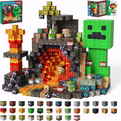 Laoren Magnetic Building Blocks forest scene fosters imaginative play and cooperation