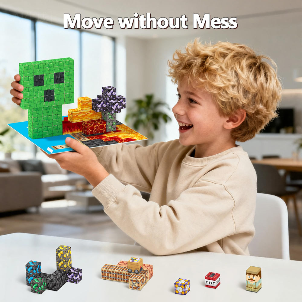 Laoren Magnetic Building Blocks safety design with durable, rounded edges