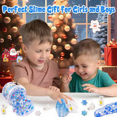 LAWOHO clear slime close-up emphasizes safe, hands-on creative activity