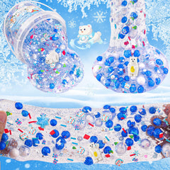 LAWOHO polar bear slime charms add cute, themed play elements