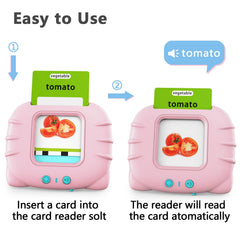 Lapare Audible Flash Cards 280-card set displayed for early literacy exploration