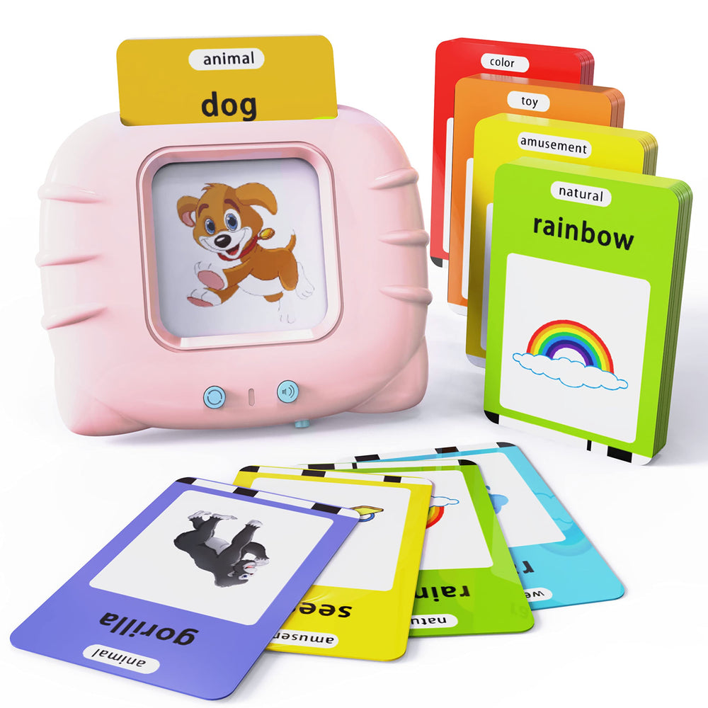 Lapare audible learning toy reader demonstrates word pronunciation interactively for toddlers.