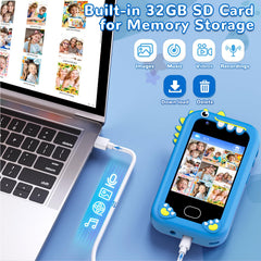 Lapare Kids Phone camera captures colorful images and videos during playtime.