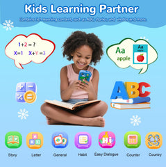 Lapare Kids Phone 32GB SD Card expands storage for photos and saved games.