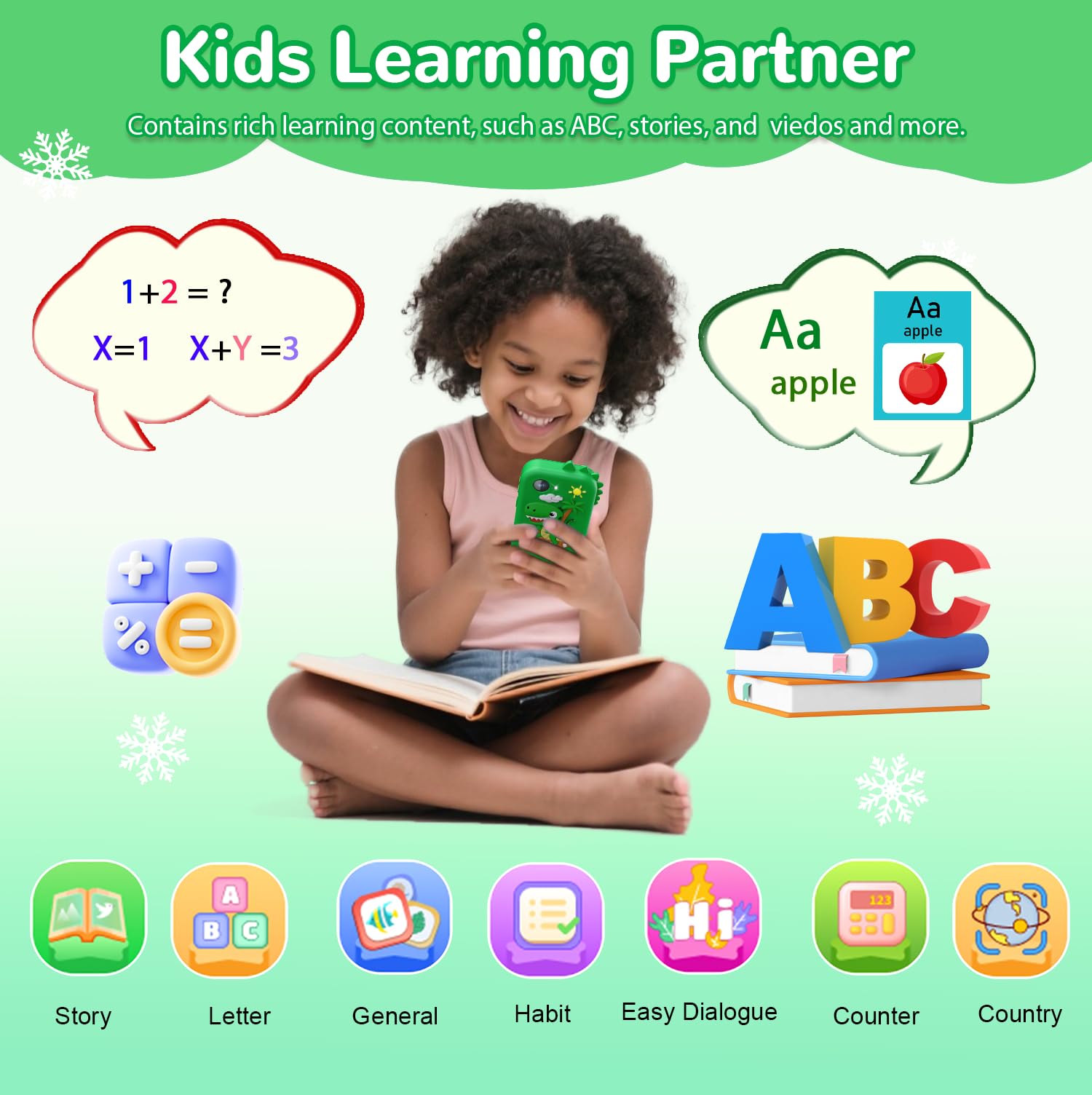 Lapare Kids Smart Phone story app fuels imagination with interactive tales.