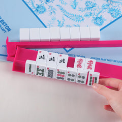 LaRandom compact 18-7 inch mahjong racks arranged for storage and transport