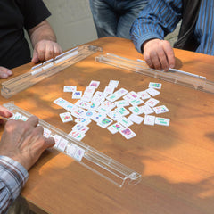 LaRandom mahjong-tiles lightweight acrylic ideal for travel