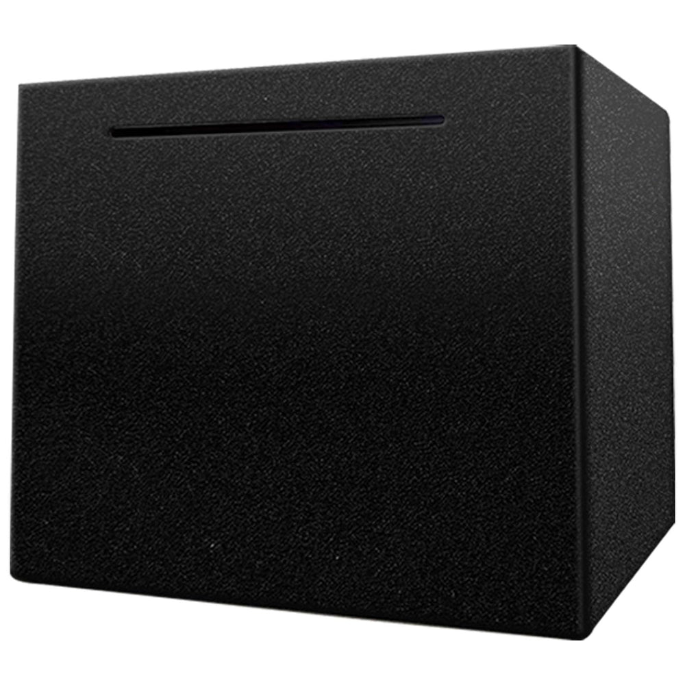 LARCOLO adults piggy bank in black shows large storage capacity.