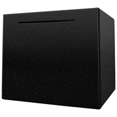 LARCOLO adults piggy bank in black shows large storage capacity.