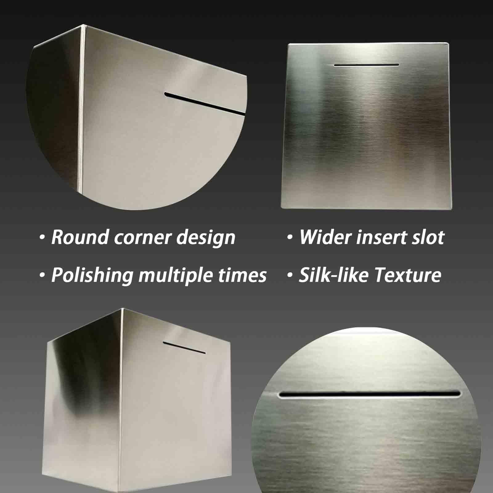 LARCOLO piggy bank closed design emphasizes secure savings and restricted access