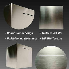 LARCOLO piggy bank closed design emphasizes secure savings and restricted access