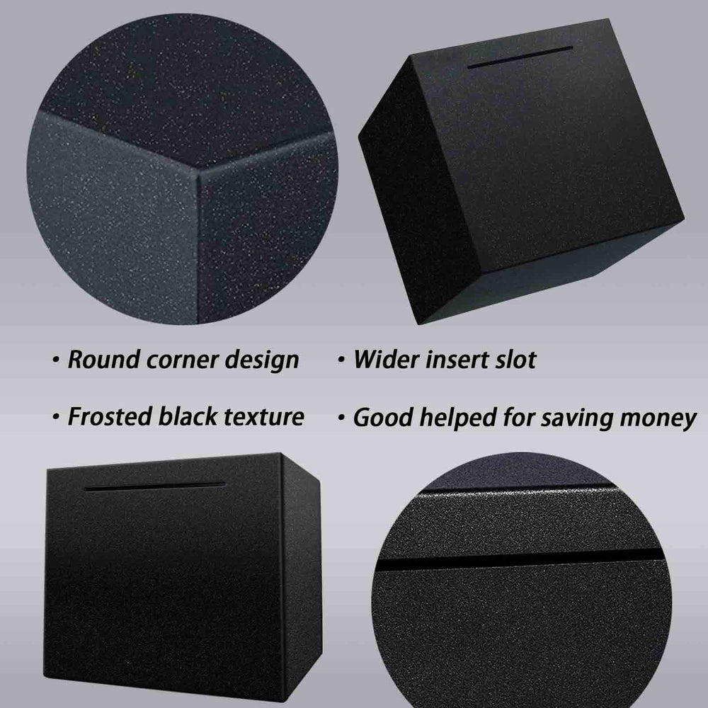 LARCOLO piggy bank close-up reveals durable stainless steel surface.