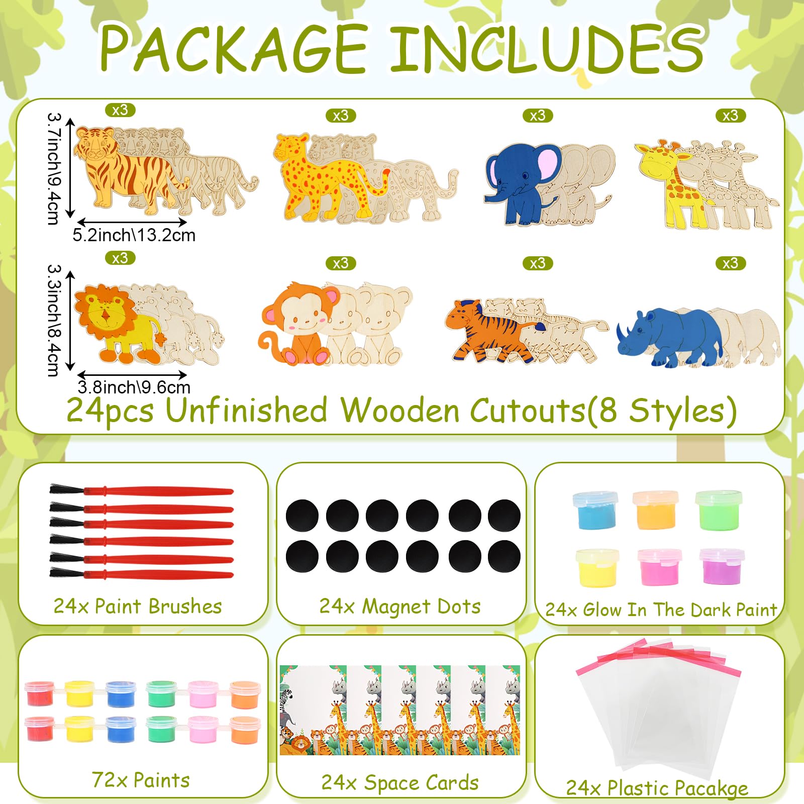 LARDUX glow in the dark paints for magical nighttime crafts