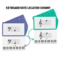 Lark & Wolf flash cards with glossy wipe-clean finish for durable practice sessions