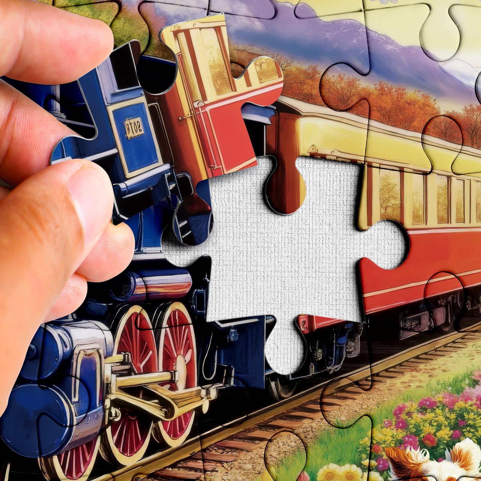 Larkipuzz colorful-landscape art 1000-piece puzzle offers vivid tones for immersive hours.