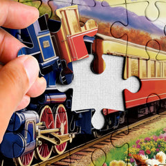 Larkipuzz colorful-landscape art 1000-piece puzzle offers vivid tones for immersive hours.