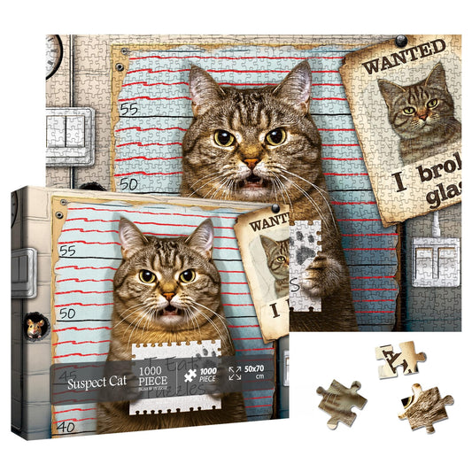 Larkipuzz cute kitten art jigsaw puzzle ideal for relaxing solo play