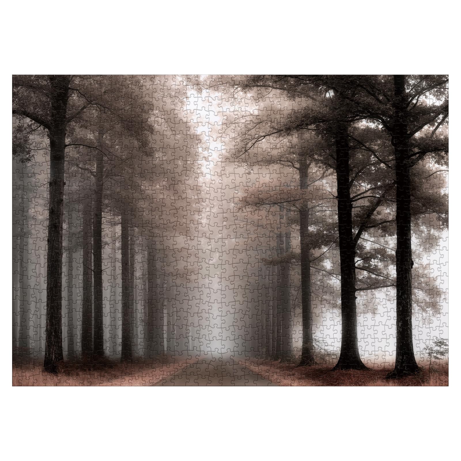 Larkipuzz Impossible Mystic Nature puzzle image highlighting dense foliage to boost focus.