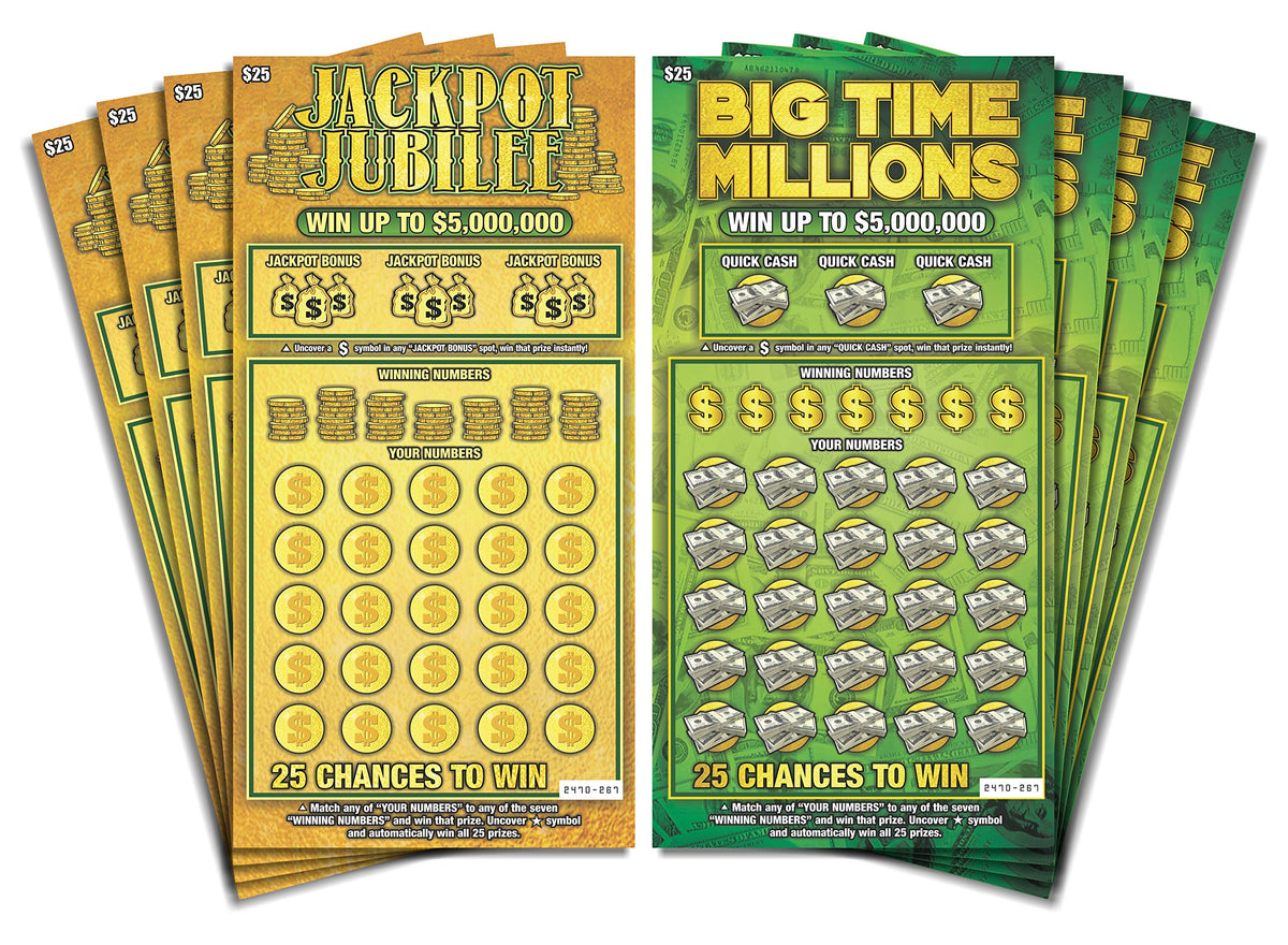 Larkmo Big Time Millions front design with authentic scratch-off look for pranks