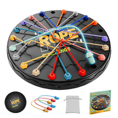 Lartoys Rope Untangling board setup for an engaging family challenge