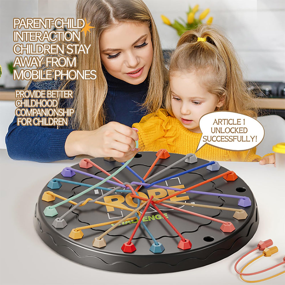 Lartoys Rope Untangling difficulty levels span kid-friendly to advanced