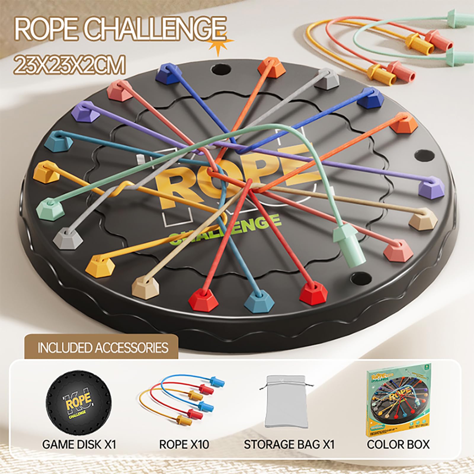 Lartoys Rope Untangling puzzle knots illustrate tangled pathways