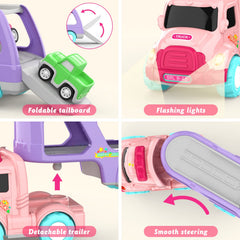 LASCOTON airplane inside trailer adding pretend play scenarios