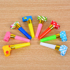 Lasenersm party blower noisemaker in random color adds festive variety.