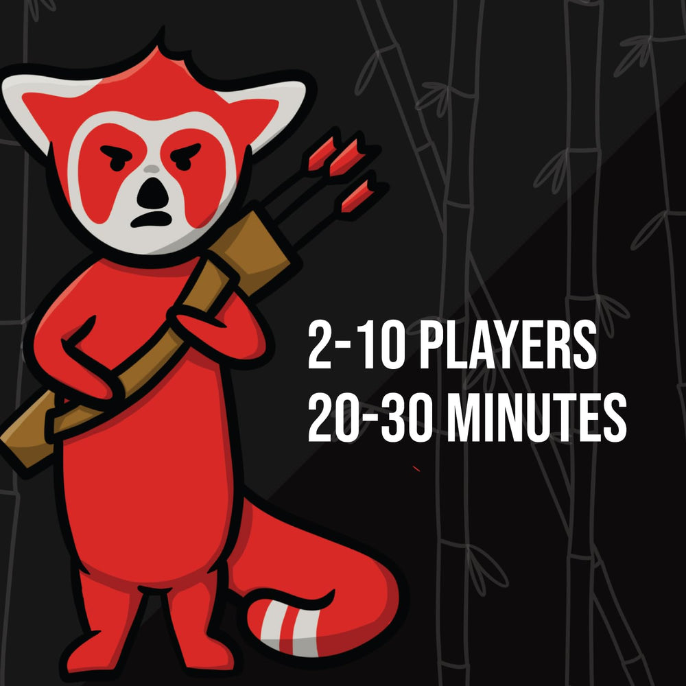 Last Night Games Panda Royale rule book with QR code simplifies learning and setup.