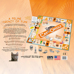 CAT-opoly cat food token enhancing resource trading on the board
