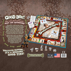 Late for the Sky Dachshund-Opoly instructions for simple setup.