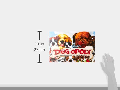 Dog breed board in Late for the Sky Dog-Opoly adds fun canine twists