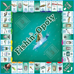 Late for the Sky Fishin'-Opoly rule book and quick start guide for easy setup