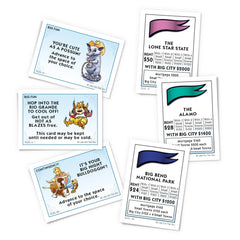 Late for the Sky Texas-opoly football token for competitive game nights