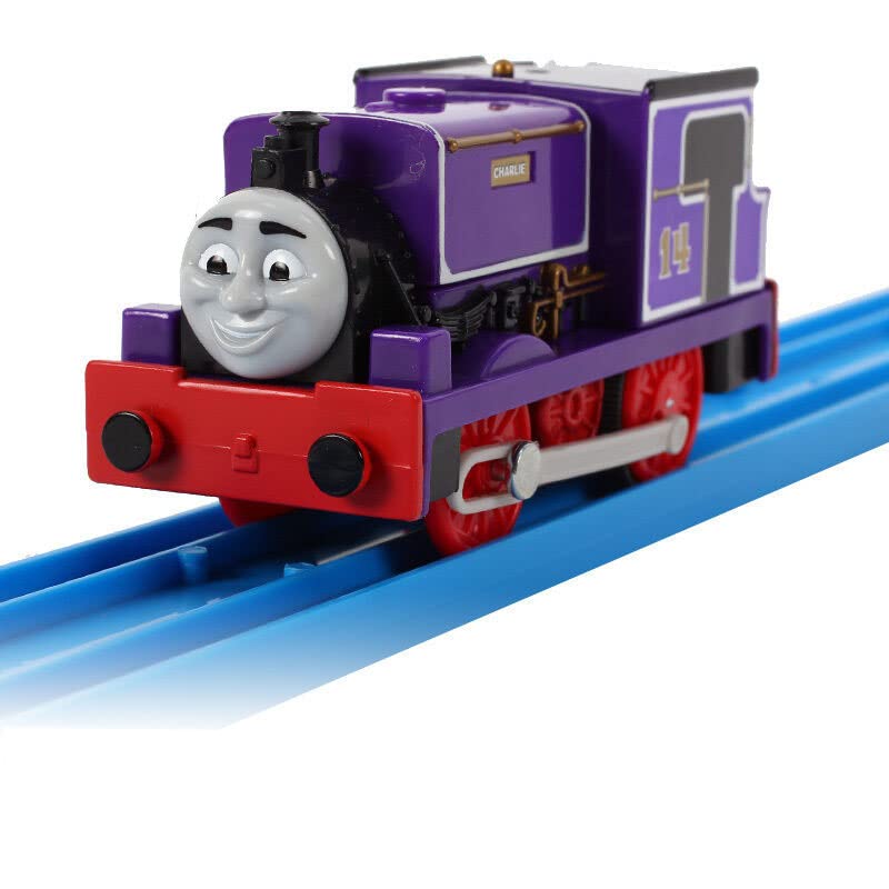 LATUROP Charlie train engine front view shows smooth-glide wheels for easy play