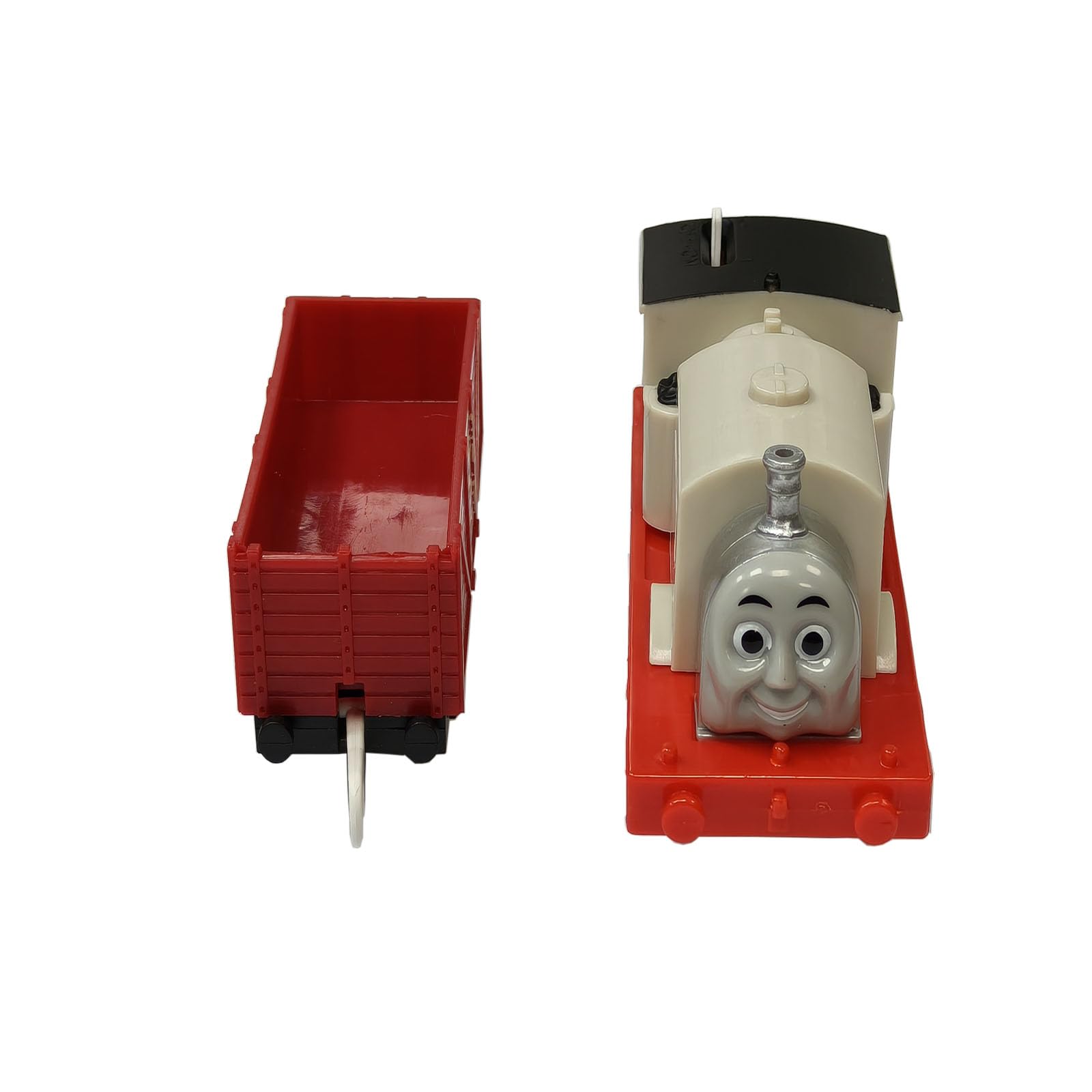 LATUROP Thomas and Friends train engine front view shows glide-ready wheels for smooth play.