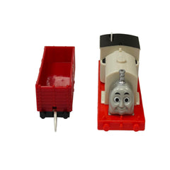 LATUROP Thomas and Friends train engine front view shows glide-ready wheels for smooth play.