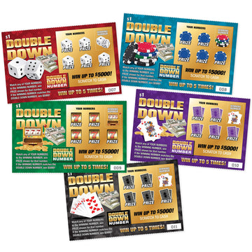 Laughing Smith fake winning tickets close-up for convincing casino night pranks