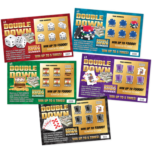 Laughing Smith fake winning tickets close-up for convincing casino night pranks