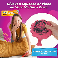 Laughing Smith 6-inch cushion creates surprising humor without effort.