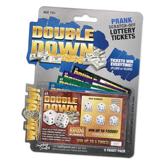 Laughing Smith scratch-off card pack showing 5 realistic prank cards