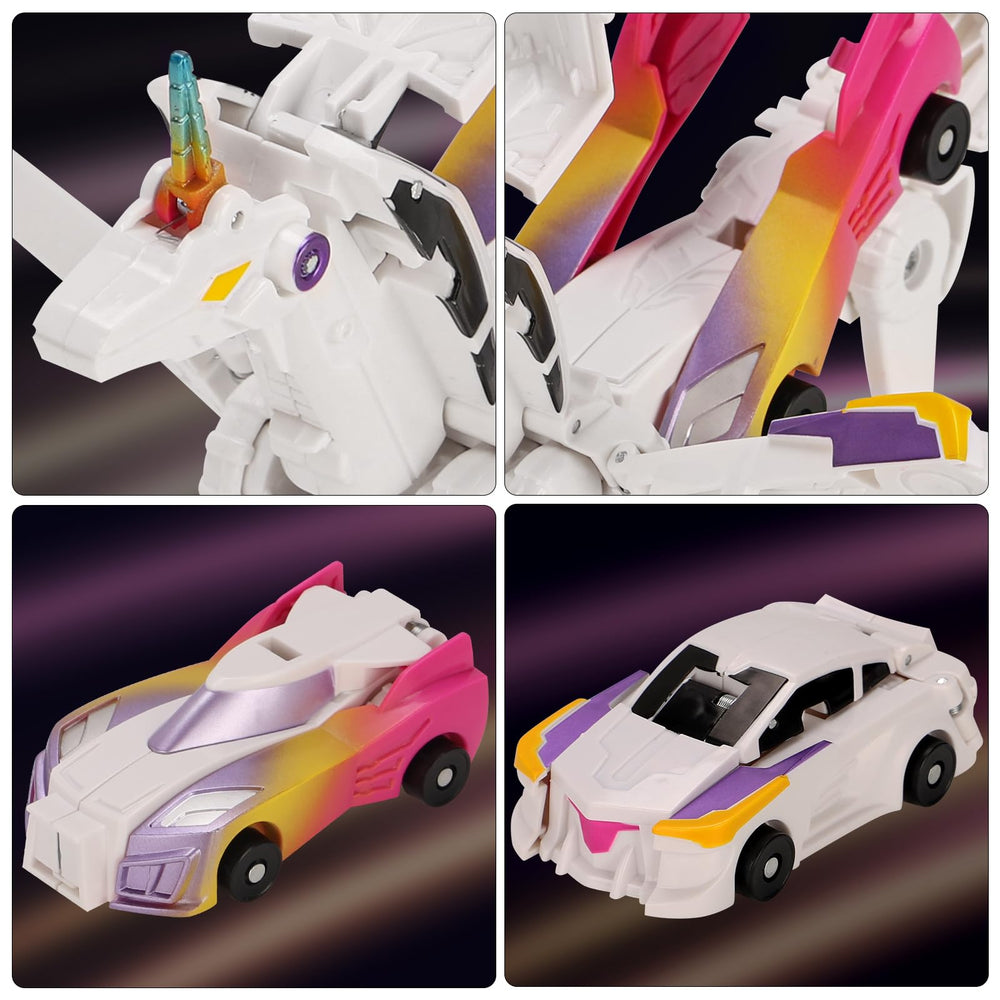 Lavekywasa unicorn collision scene highlights car-to-unicorn transformation