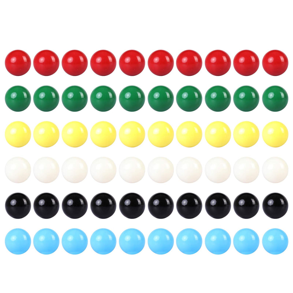 Laviesto blue replacement marbles for Chinese checkers with durable acrylic.