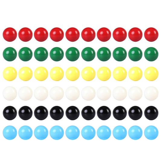 Laviesto blue replacement marbles for Chinese checkers with durable acrylic.